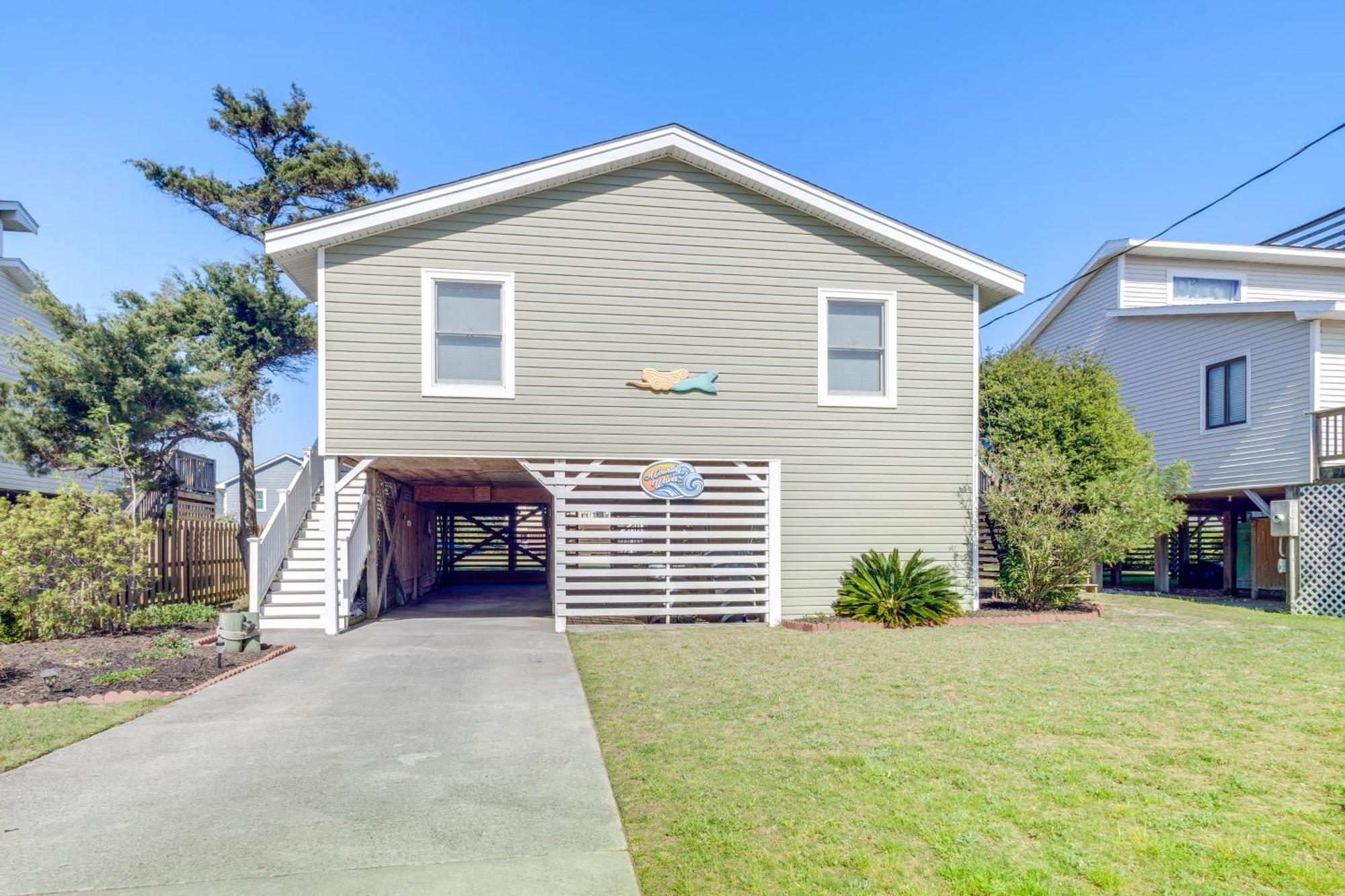 Coastal Home With Deck And Outdoor Shower Kill Devil Hills Exterior foto